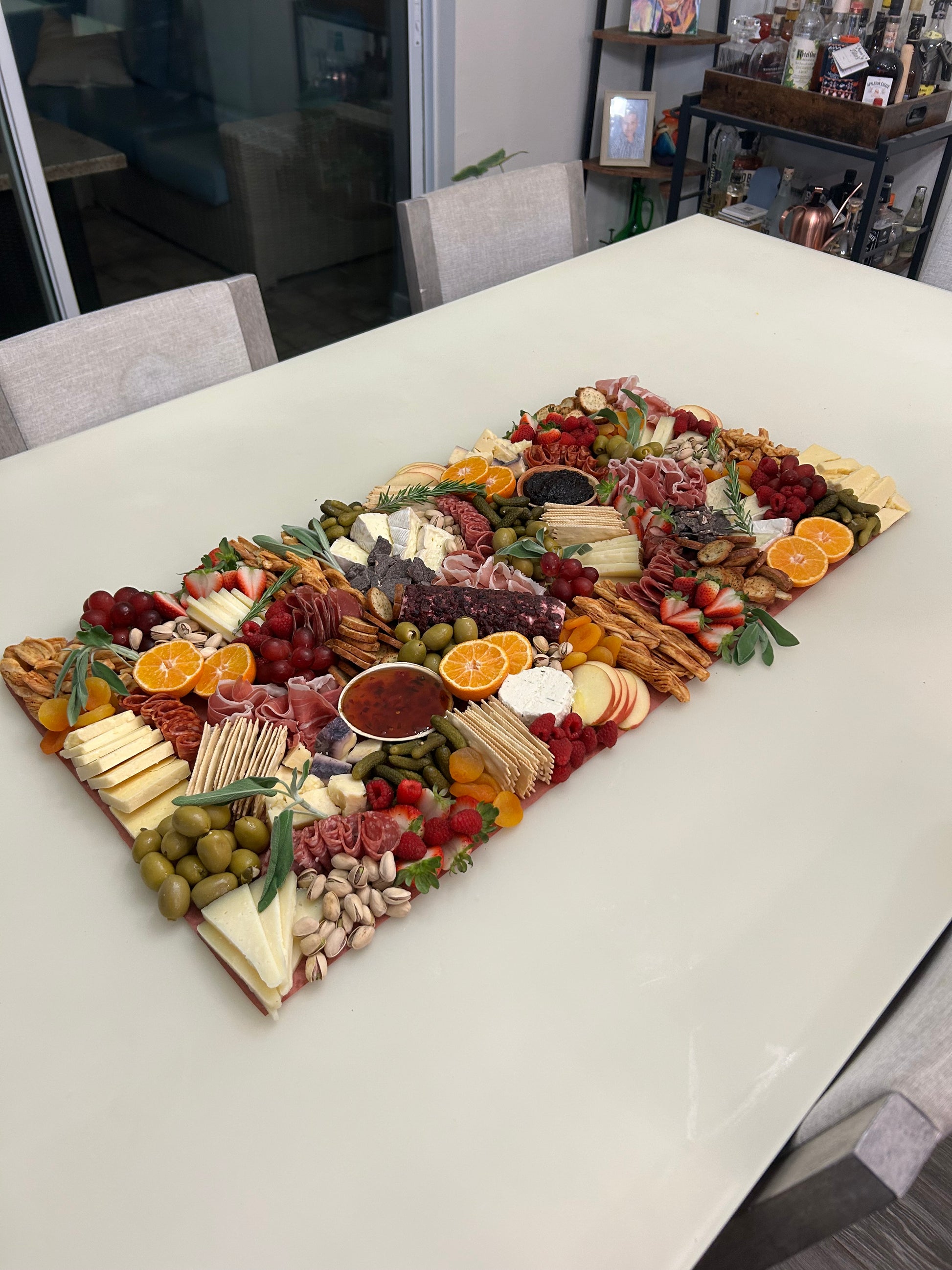 flay lay grazing table for parties and corporate events delivered in central Florida